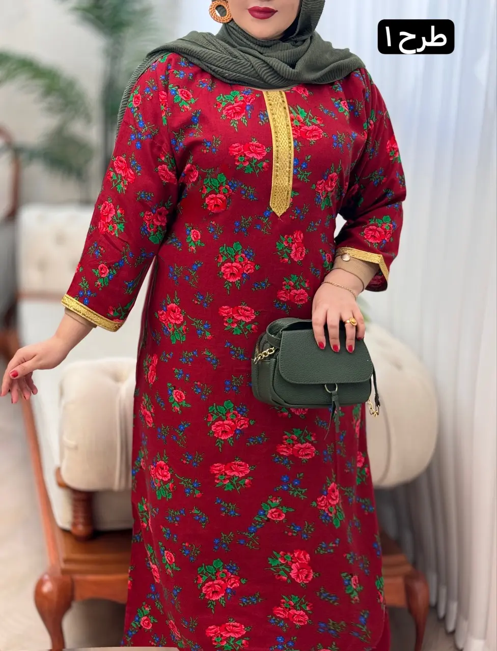 پیراهن نخ طلاکوب 3121